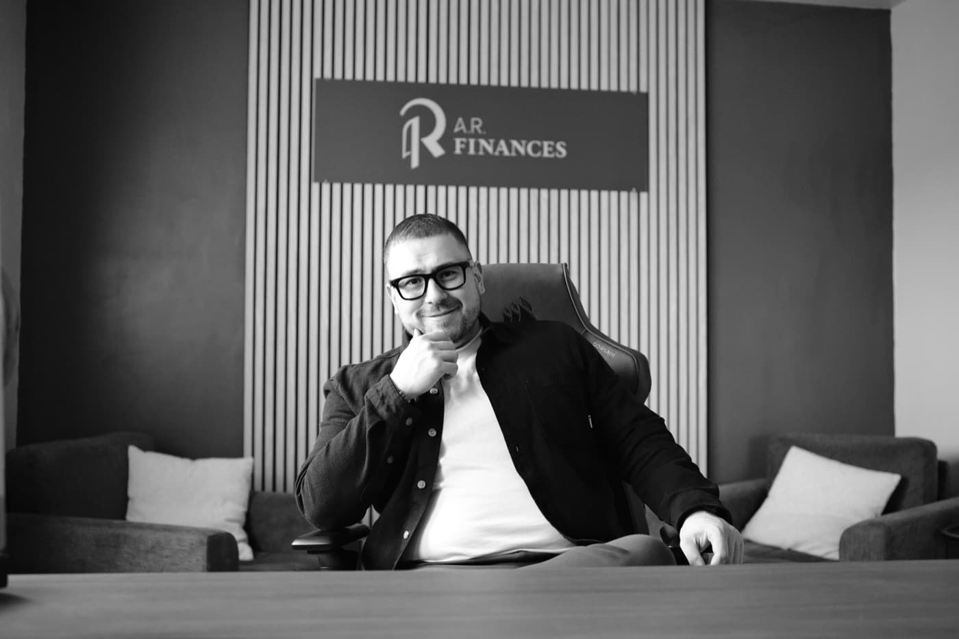 Romain André, fondateur d'AR Finances